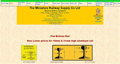 Desktop Screenshot of miniaturerailwaysupply.com